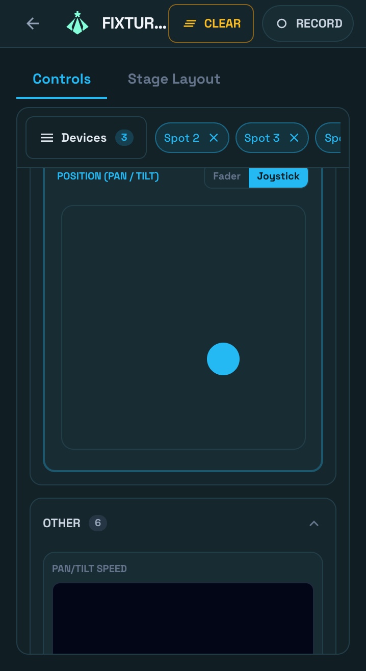Control de fixtures móvil